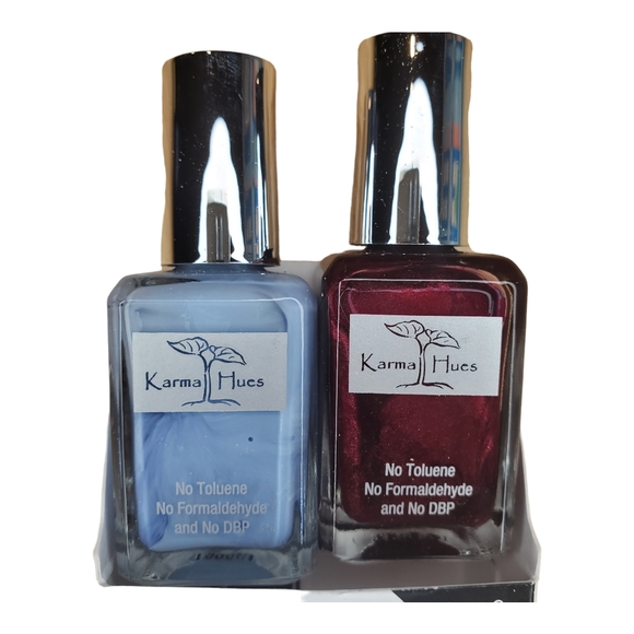 Karma Naturals Nail Polish Duo - Snowflake and Soirée Red - Picture 8 of 8